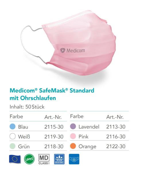Medicom® SafeMask® - Medizinische Maske mit Schlaufe - Typ IIR