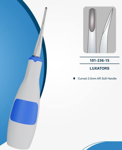 Luxator 3,0mm gebogen mit Silikongriff
