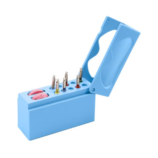Kunststoff-Endo-Tray mit Zähler für 10 Instrumente