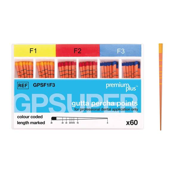 ISO Guttapercha Super-Spitzen für ein Taper-File System