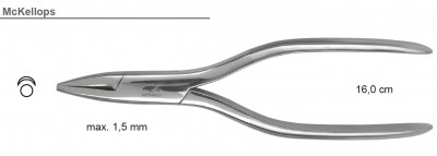 Drahtbiegezange Edelstahl abgestuft in 14 cm von Heiko Wild Tuttlingen