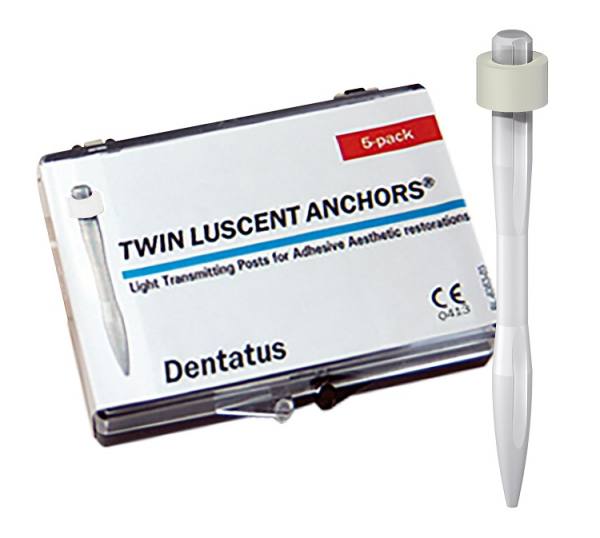 Twin Luscent Anchors, 5 St., XS (weiß)