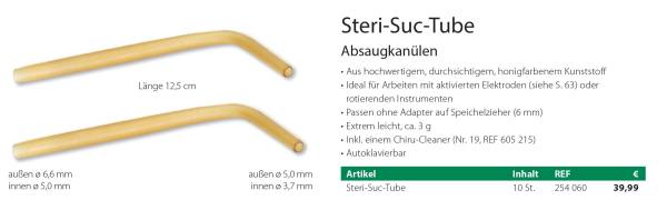 Steri-Suc-Tube Absaugkanülen (10 Stück)