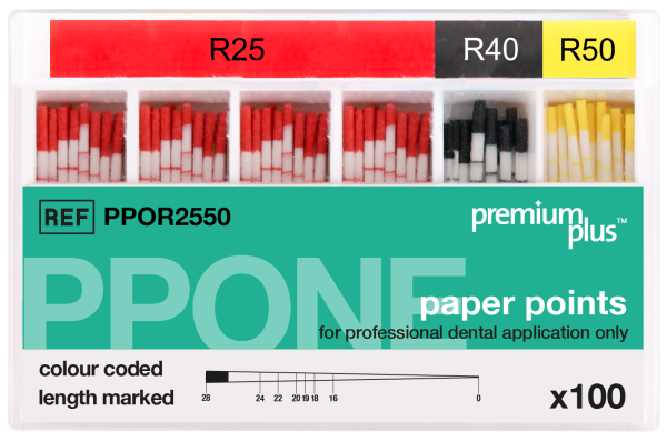 ISO Papierspitzen für die reziproke Feilensysteme (100 Stück)