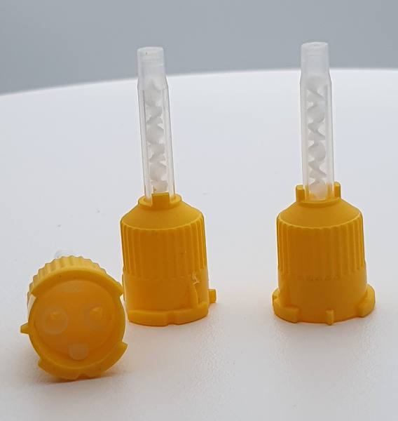 Mischkanüle 1:1 / 2:1 - Gelb Ø 4,00 mm (50 Stück)