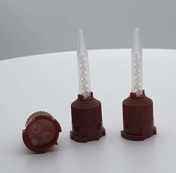 Mischkanüle 1:1 / 2:1 Braun / Weiss Ø 4,00 mm (50 Stück)