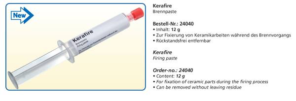 Kerafire - Brennpaste / Fixierpaste - 12g Spritze