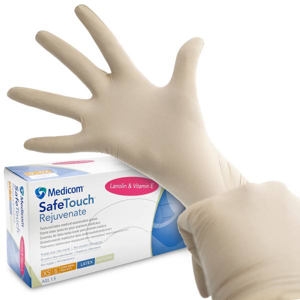 Medicom® SafeTouch® Connect™ Rejuvenate medizinische Latex-Handschuhe