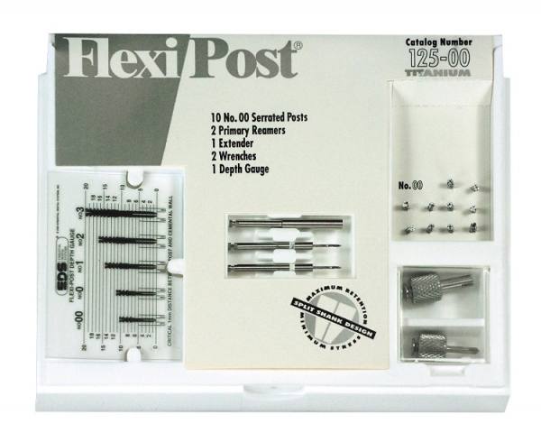 Flexi-Post Titan Einführungssortiment - Größe #00 (weiß)
