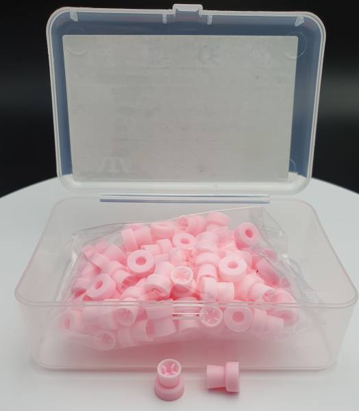 Prophylaxe-Polierer - Snap on mit 4 Lamellen, gerippt , Soft