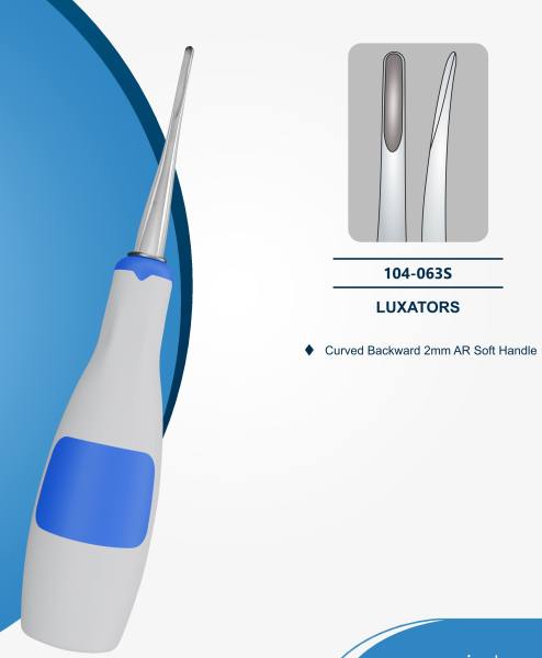 Luxator 2,0mm gebogen mit Silikongriff