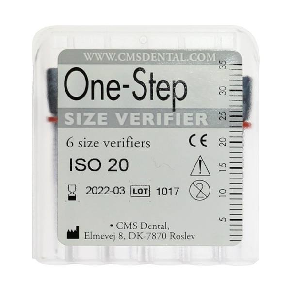 One-Step Size Verifier ISO 20 bis ISO 60