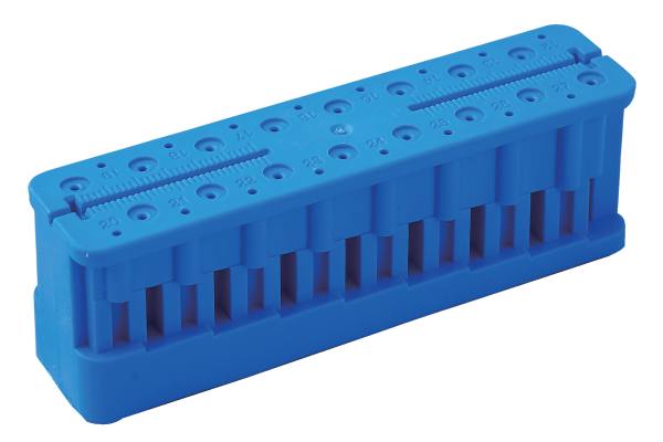 Kunststoff - Endo-Messblock mit 2 Lineale