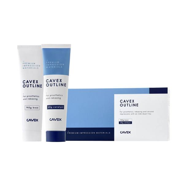Cavex Outline - 2 Tuben (weiße und blaue Paste) 140 g / 65 g