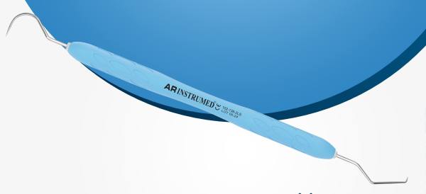 Zahnsonde Fig. 17C - 23 mit Silikongriff - doppelendig