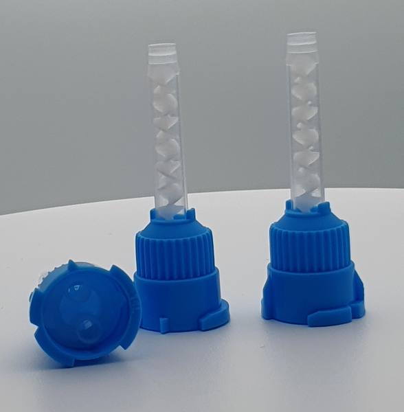 Mischkanüle 1:1 / 2:1 - Blau / Weiss Ø 6,00 mm (50 Stück)