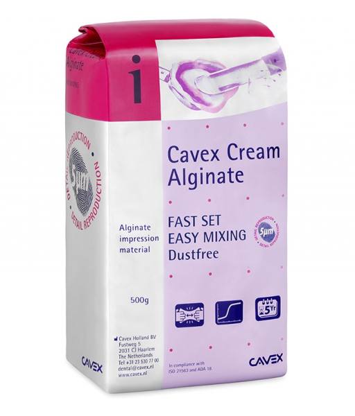 Cavex Cream schnell abbindend - sprengt alle Dimensionen bisheriger Alginate