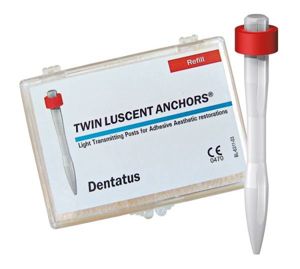 Twin Luscent Anchors, 15 St., M (rot)