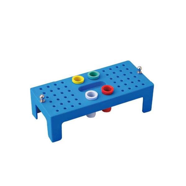 Autoklavierbarer Endo-Organizer mit 48 Löcher + 4 Endo-Röhrchen