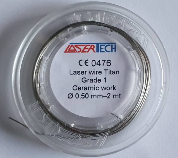 Laserschweissdraht - Titan - 2 m auf Rolle Ø 0,5 mm