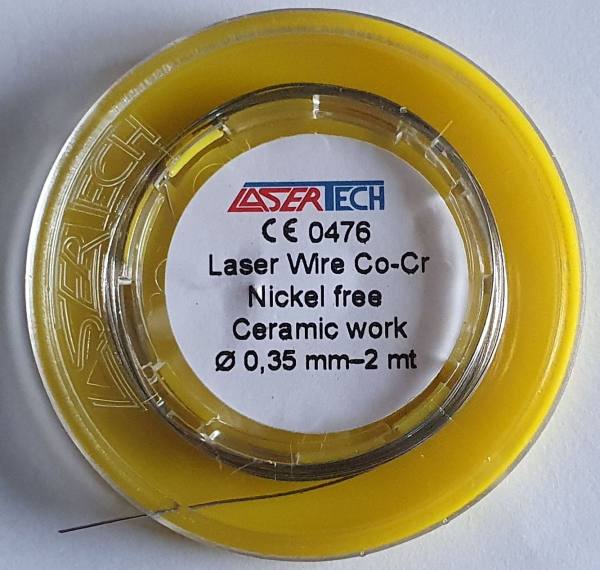 Laserschweissdraht -Co-Cr - Ceramik work - 2 m auf Rolle