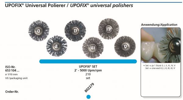 Universalpolierer UPOFIX SET - alle 6 Upofix-Polierer in einem, SET
