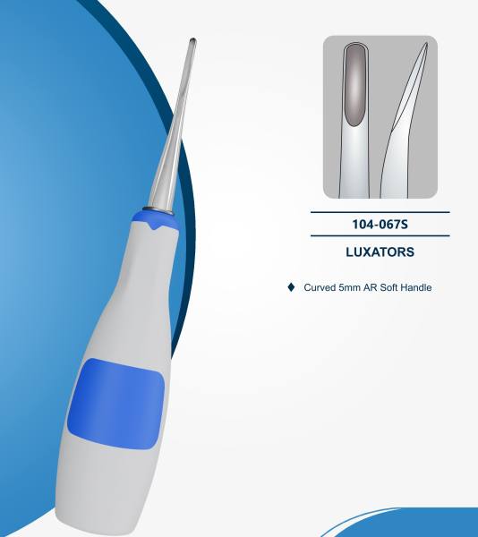 Luxator 5,0mm gebogen mit Silikongriff