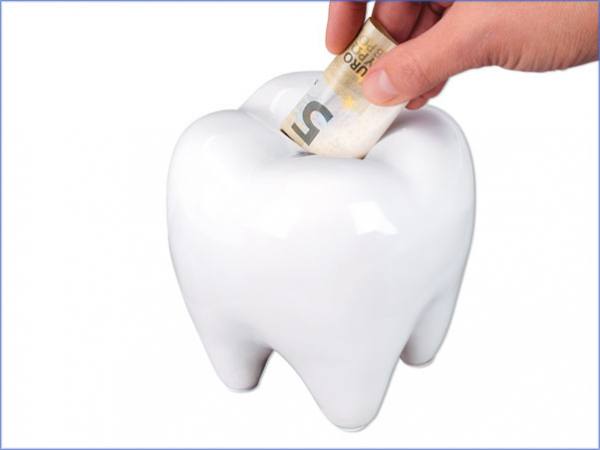Spar-Zahn - Spardose in Zahnform