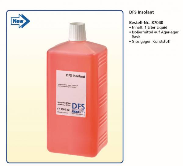 DFS Insolant - Isoliermittel - 1 Liter Liquid - auf Agar-agar Basis - Gips gegen Kunststoff