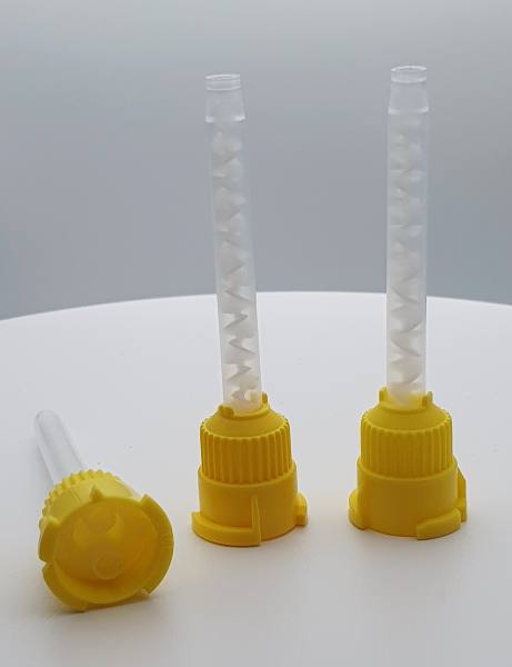 Mischkanüle 1:1 / 2:1 - Gelb Ø 6,10 mm (50 Stück)