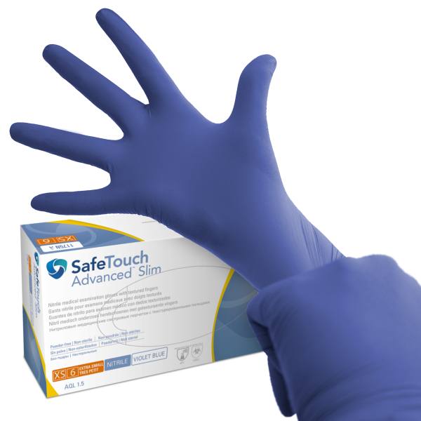 Medicom® SafeTouch® Advanced medizinische Nitril-Handschuhe violettblau