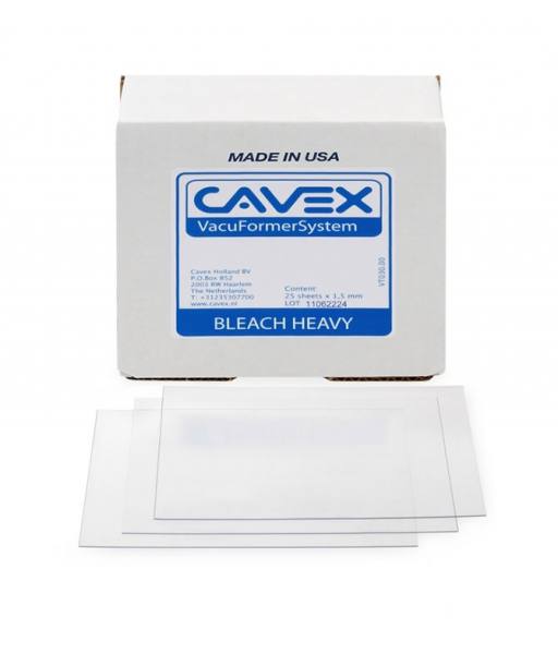 Cavex Bleach Heavy / transparent / 1.5 mm Tiefziehfolie