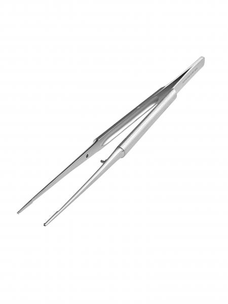 Mikro-Chirurgische Pinzette gerade 1:2 Länge 18,0 cm - Edelstahl - glatter Rundgriff