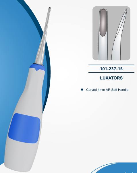 Luxator 4,0mm gebogen mit Silikongriff