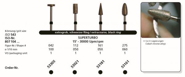 SIDIA Sinterdiamanten SUPER-TURBO - Schaft 104 HP
