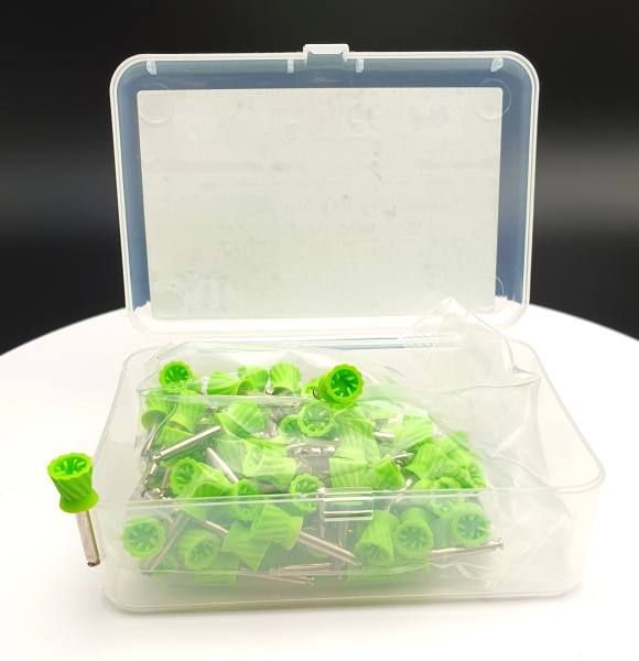 Prophylaxe-Polierer mit 8 Lamellen Turbo / Spirale - Medium