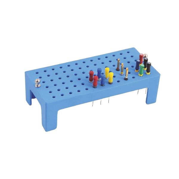 Autoklavierbarer Endo-Organizer mit 78 Löcher