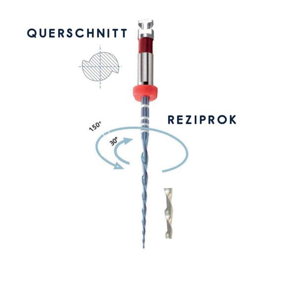 E05 NiTi One Feilen Blau zum Reinigen und Formen