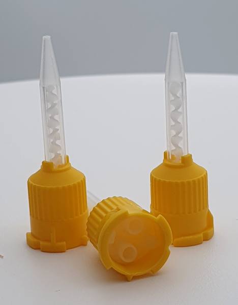 Mischkanüle 1:1 / 2:1 - Gelb / Weiss Ø 4,00 mm (50 Stück)