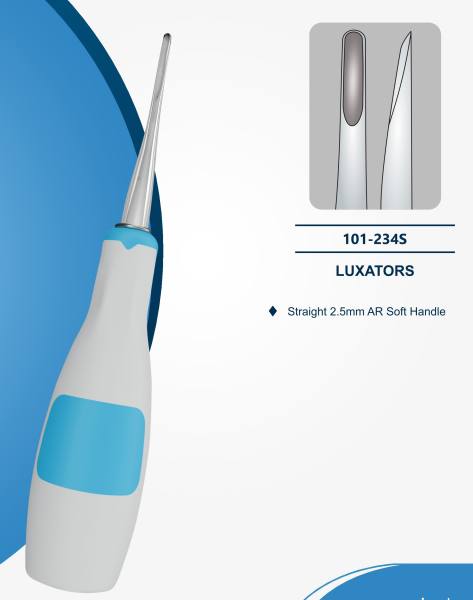 Luxator 2,5mm gerade mit Silikongriff
