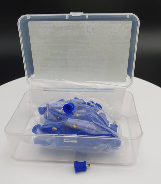 Prophylaxe-Polierer mit 8 Lamellen Turbo / Spirale - Medium