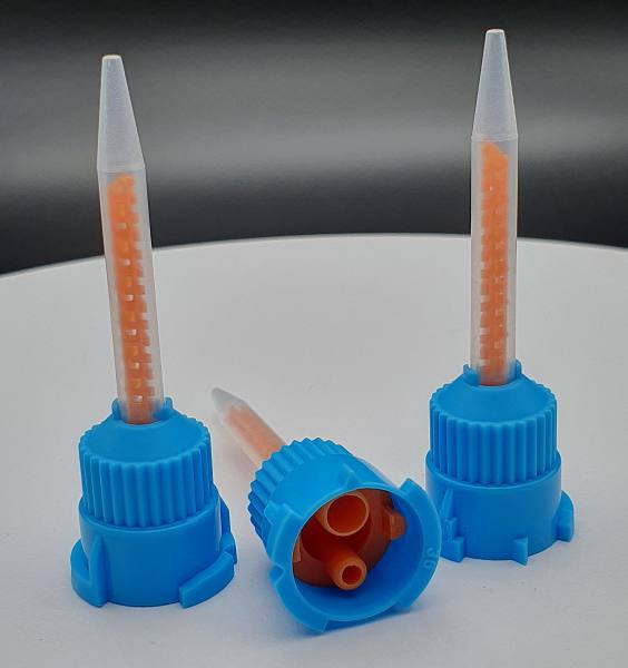 T-Mischkanüle 10:1 - Blau / Orange - Ø 4,85 mm (50 Stück)