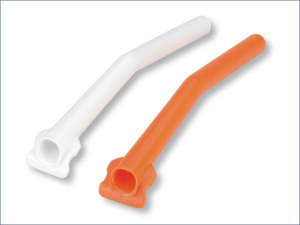 Mirasucto® - Lange Einmal-Kunststoffabsaugkanüle in weiss oder orange