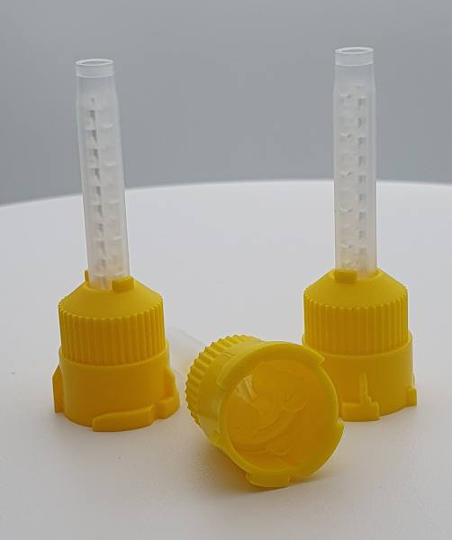 T-Mischkanüle 1:1 / 2:1 - Gelb / Weiss Ø 5,80 mm (50 Stück)